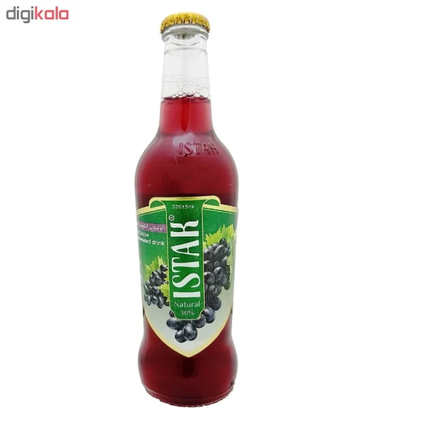 ماءالشعیر انگور شیشه ای 320 سی سی ایستک