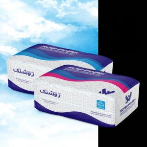 دستمال کاغذی 500 برگ روشنک اقتصادی